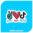 استیکر tiktok lover