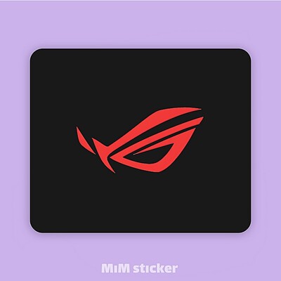 موس پد لوگو asus rog