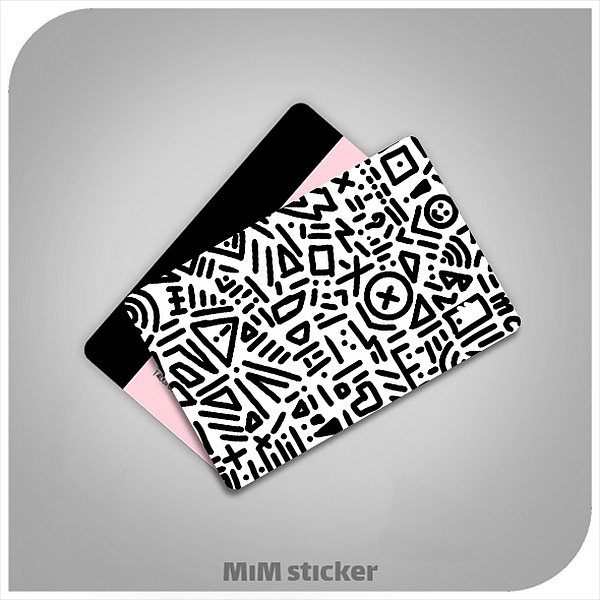 استیکر کارت بانکی فانتزی 