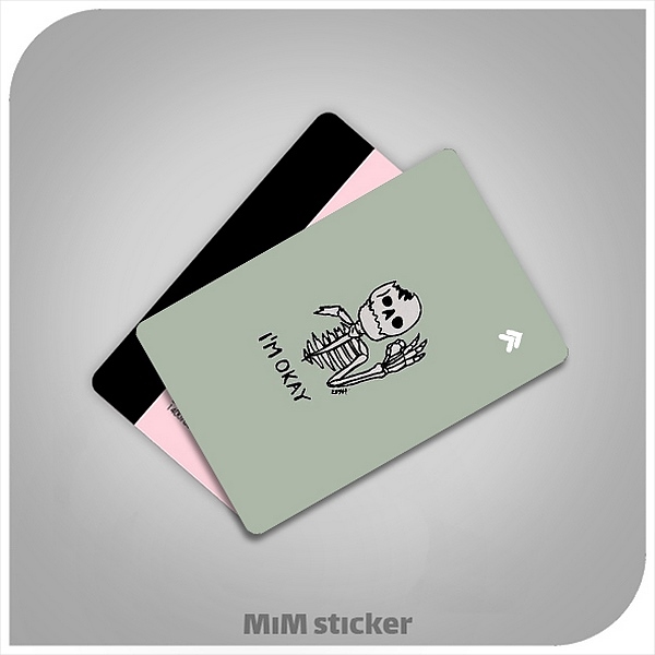 استیکر کارت بانکی اسکلت 