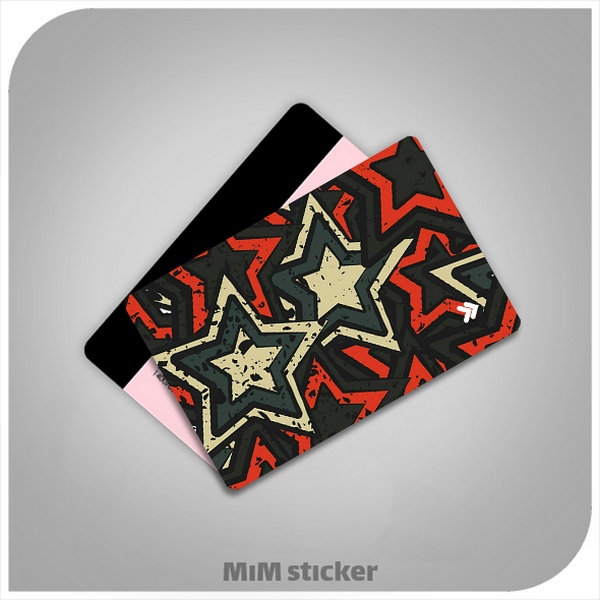 استیکر کارت بانکی ستاره 