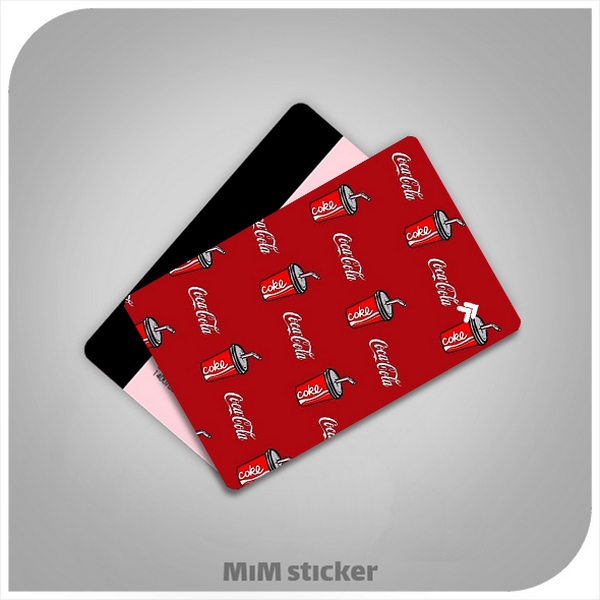 استیکر کارت بانکی کوکا 