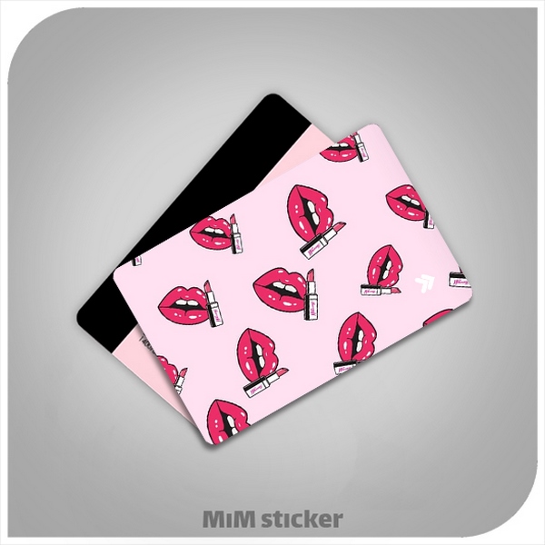 استیکر کارت بانکی لب 