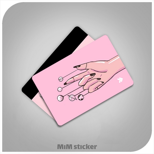 استیکر کارت بانکی سیاره ها 