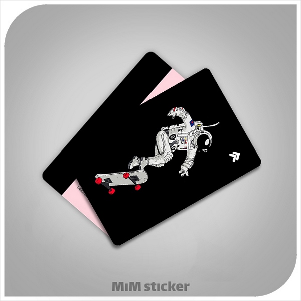 استیکر کارت بانکی فضانورد 