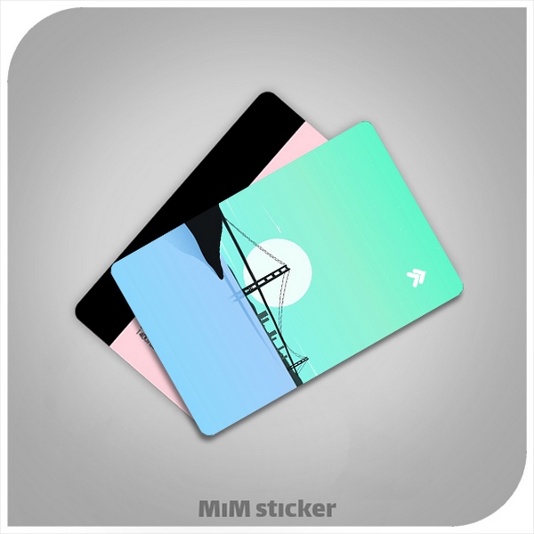استیکر کارت بانکی پل روی دریا 