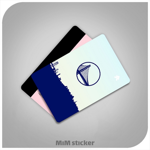 استیکر کارت بانکی پل روی دریا 