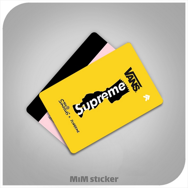 استیکر کارت بانکی Supreme