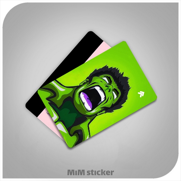 استیکر کارت بانکی هالک 