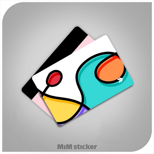 استیکر کارت بانکی فانتزی 