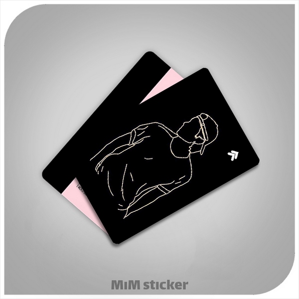 استیکر کارت بانکی پسر جذاب 