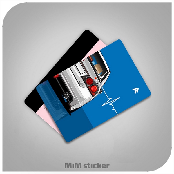 استیکر کارت بانکی ماشین 