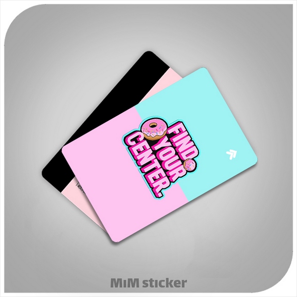 استیکر کارت بانکی Find your center