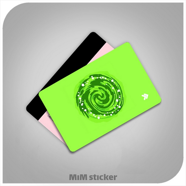 استیکر کارت بانکی فانتزی 