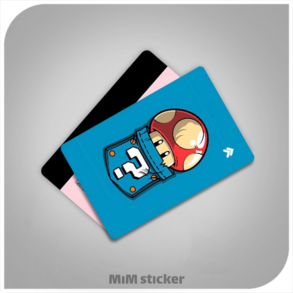 استیکر کارت بانکی فانتزی 