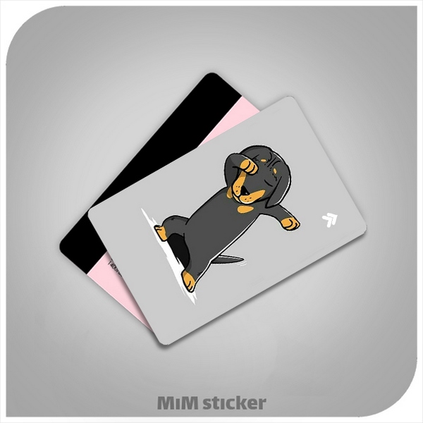 استیکر کارت بانکی Dog