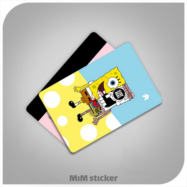 استیکر کارت بانکی باب اسفنجی 