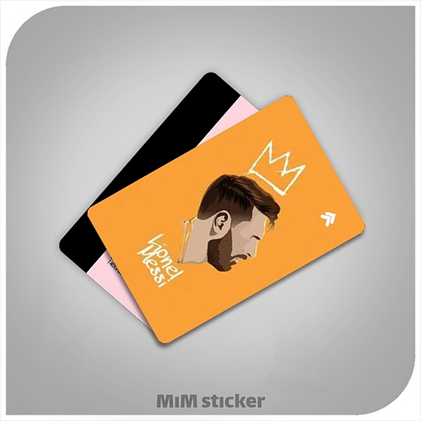 استیکر کارت بانکی Messi