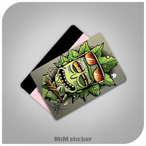 استیکر کارت بانکی rick and morty 