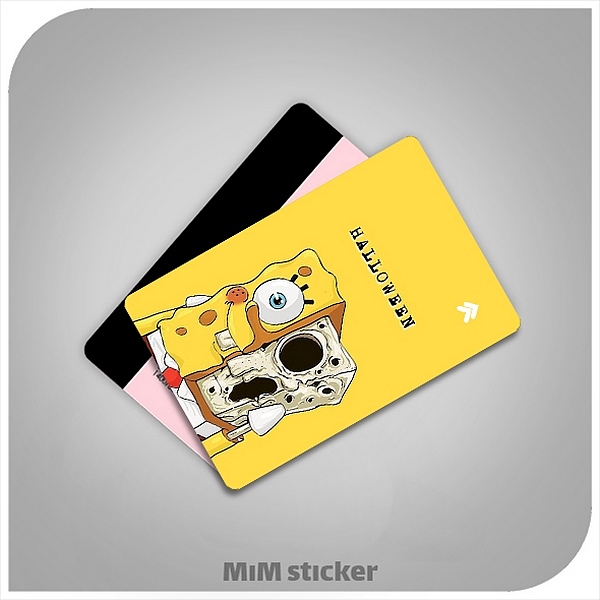 استیکر کارت بانکی باب اسفنجی 