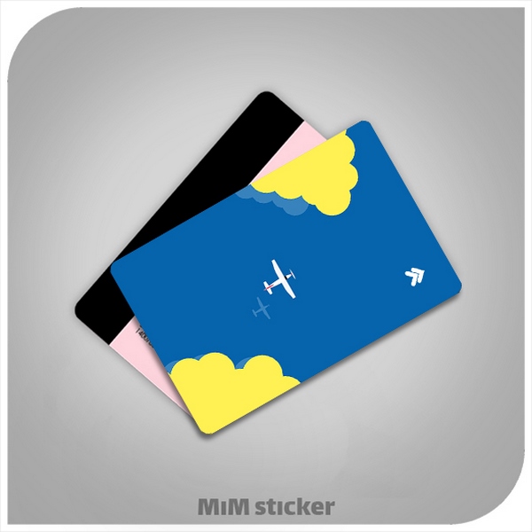 استیکر کارت بانکی هواپیما 