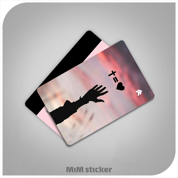 استیکر کارت بانکی LOVE