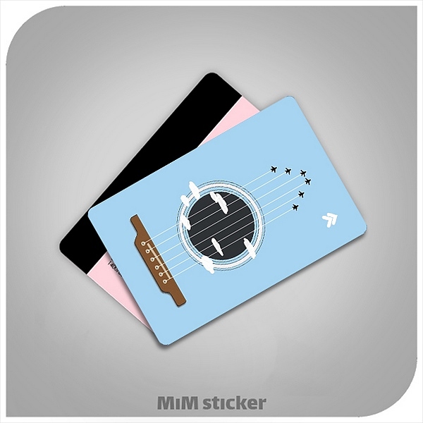 استیکر کارت بانکی گیتار