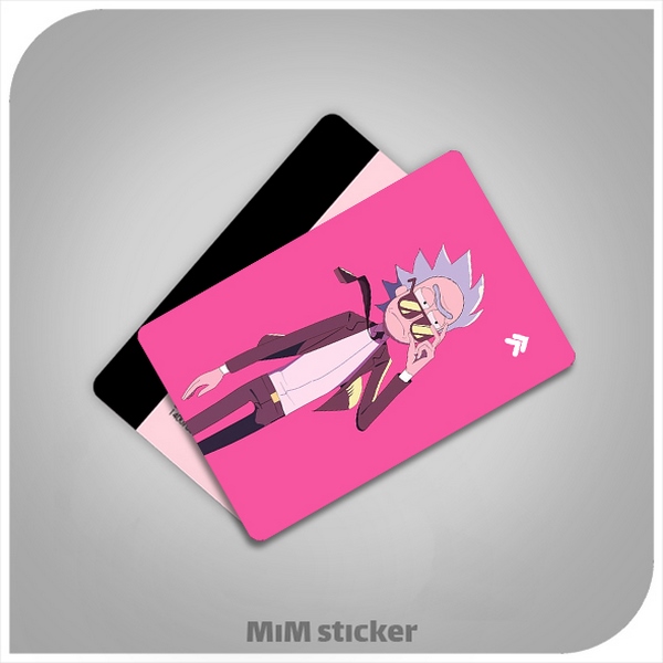 استیکر کارت بانکی rick and morty 