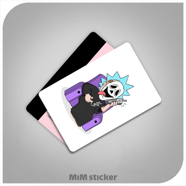 استیکر کارت بانکی rick and morty 