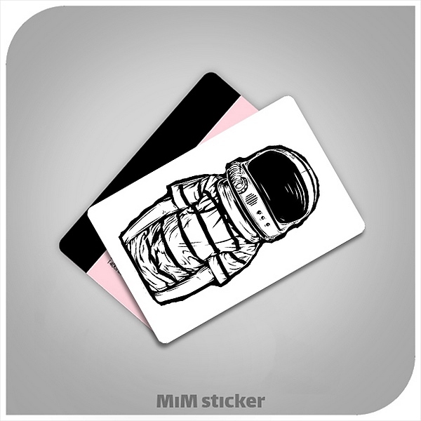 استیکر کارت بانکی فضانورد 