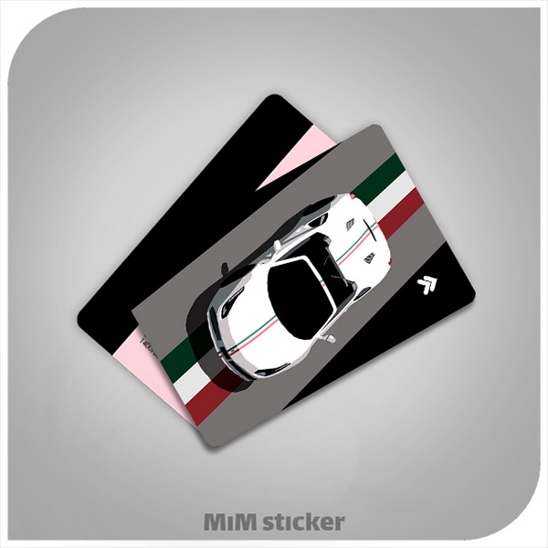 استیکر کارت بانکی ماشین 