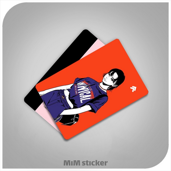 استیکر کارت بانکی دختر جذاب 