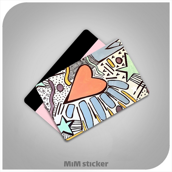 استیکر کارت بانکی فانتزی 