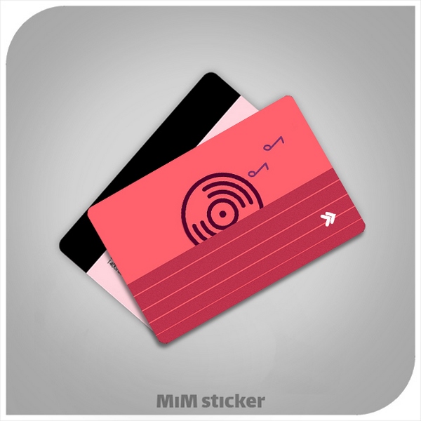 استیکر کارت بانکی موزیک 