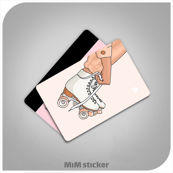 استیکر کارت بانکی اسکیت 