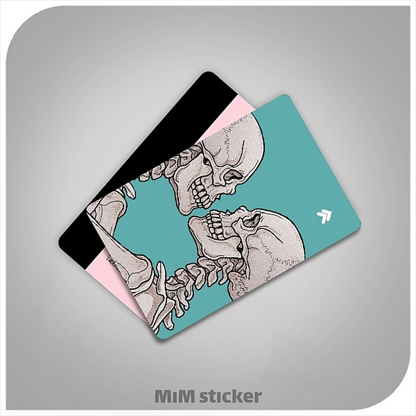 استیکر کارت بانکی اسکلت 