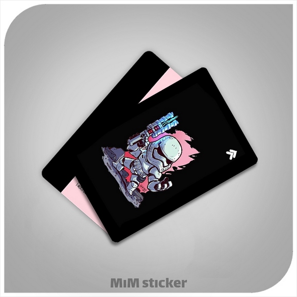 استیکر کارت بانکی سامورایی