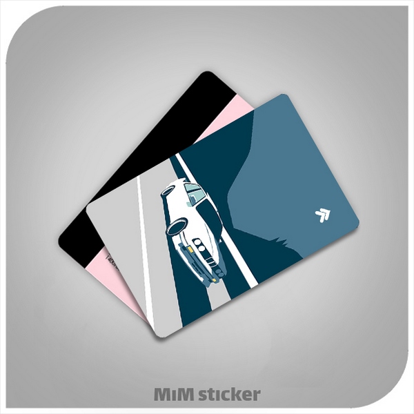 استیکر کارت بانکی ماشین 