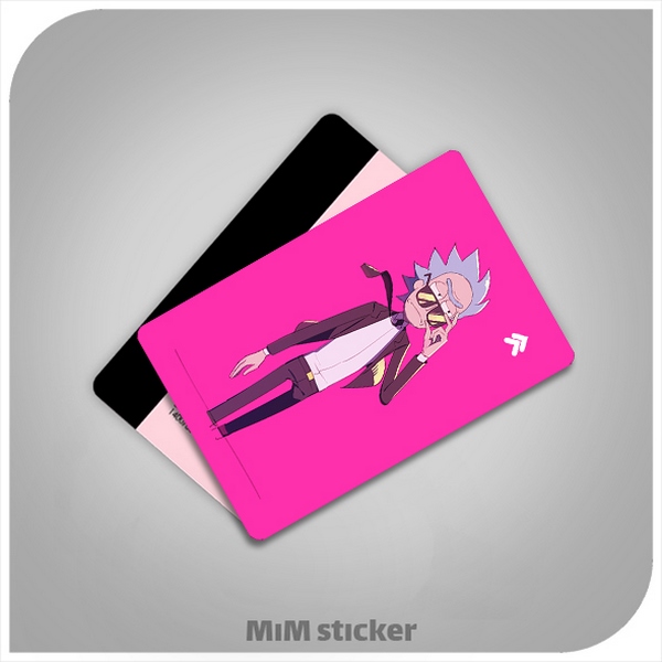 استیکر کارت بانکی rick and morty 