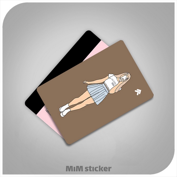 استیکر کارت بانکی دختر جذاب 