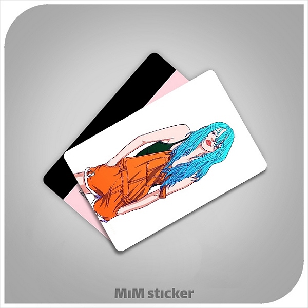 استیکر کارت بانکی دختر جذاب 