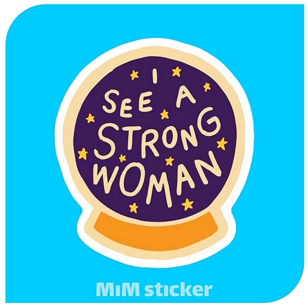 استیکر Strong woman
