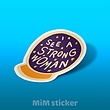 استیکر Strong woman