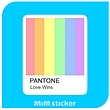 استیکر pantone