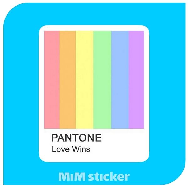 استیکر pantone
