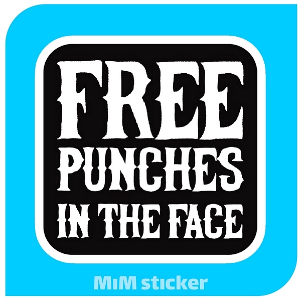 استیکر Free puncges