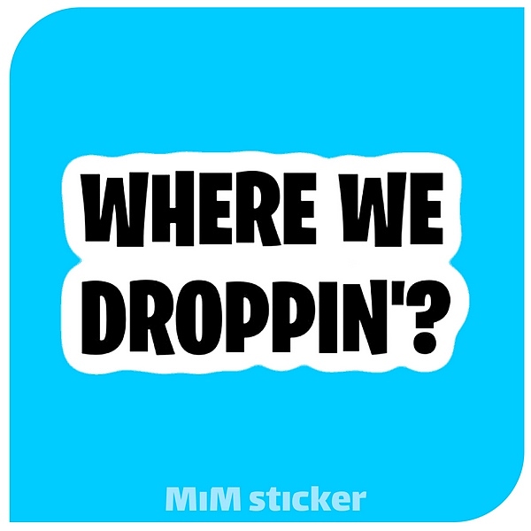 استیکر Where we?