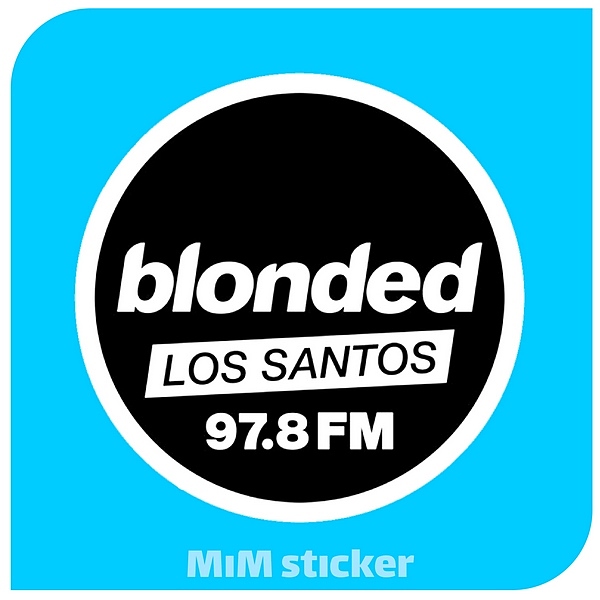 استیکر blonded