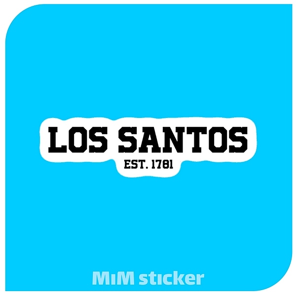 استیکر Los Sanots