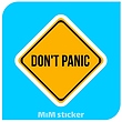 استیکر Dont panic